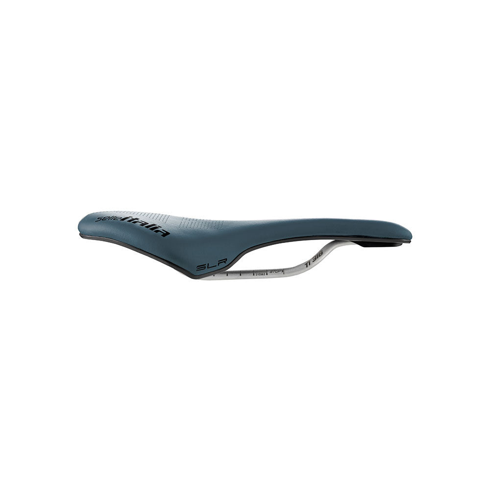 SELLE ITALIA SLR BOOST zadel GRAVEL SUPERFLOW S-sporen TI316 Blauw