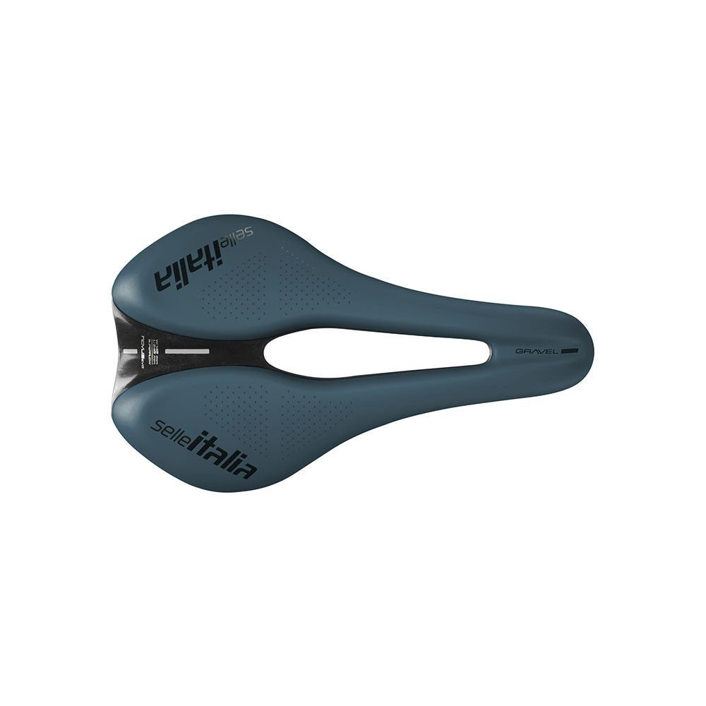 Selle SELLE ITALIA NOVUS BOOST EVO GRAVEL SUPERFLOW TM L Rails Manganèse Bleu