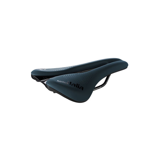 Selle SELLE ITALIA NOVUS BOOST EVO GRAVEL SUPERFLOW TM L Rails Manganèse Bleu