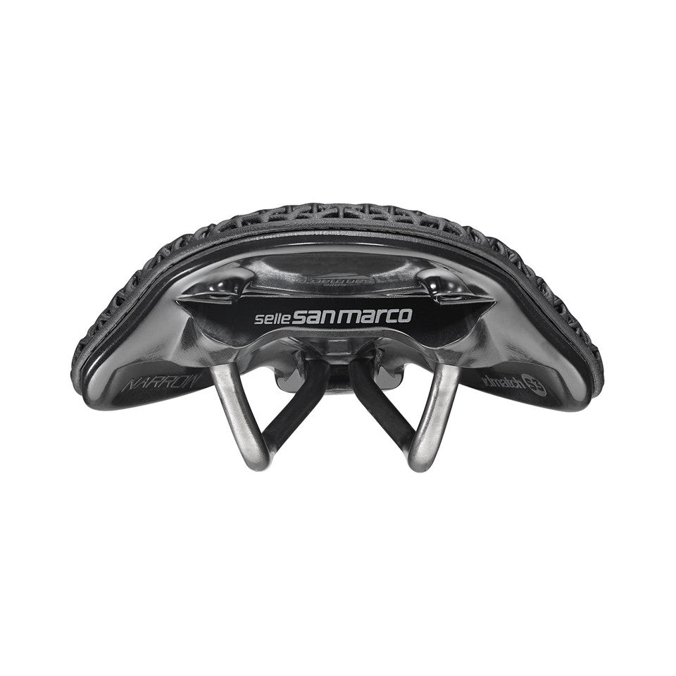 Selle SAN MARCO SHORTFIT 2.0 3D OPEN-FIT RACING L3 Largeur 155mm Rails Acier Xsilite