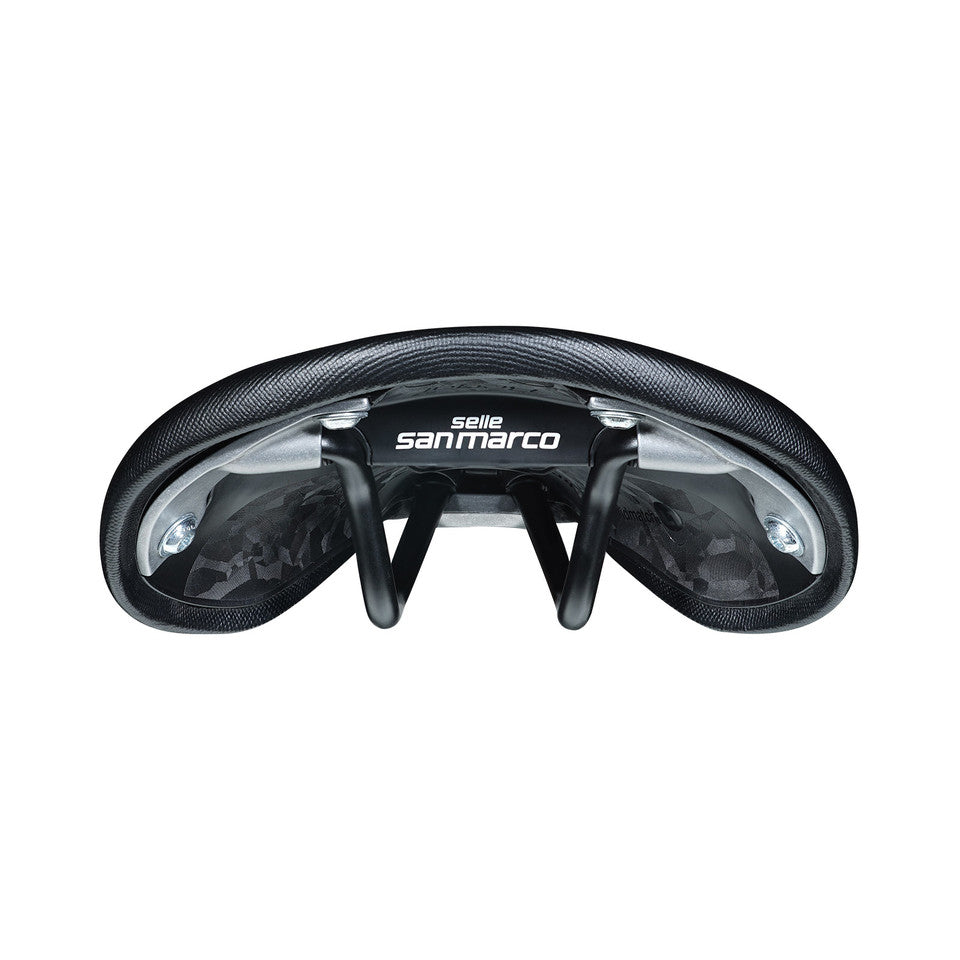 Selle SAN MARCO REGAL SHORT FULL-FIT DYNAMIC L2 Largeur 165mm Rails Manganèse