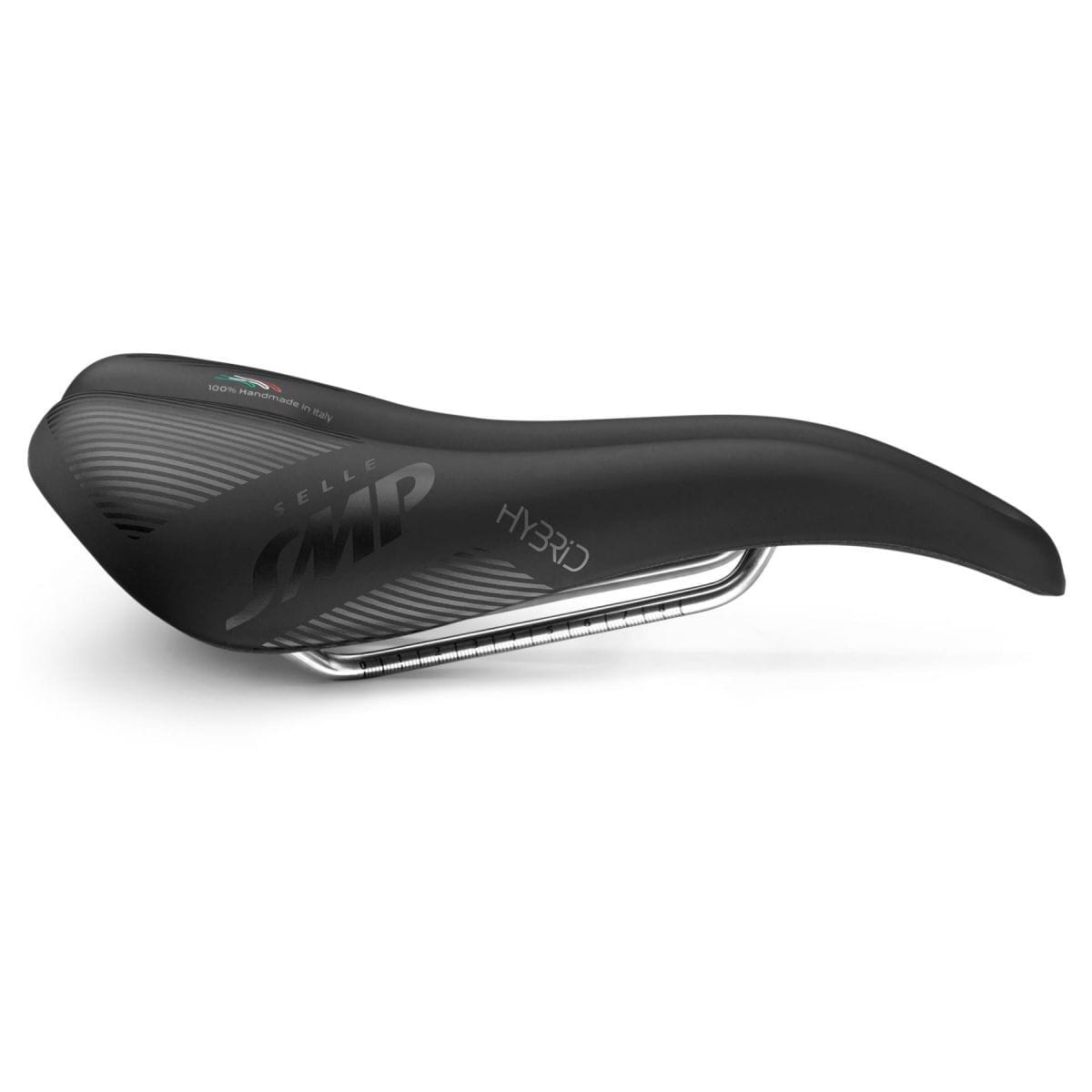 Selle SMP HYBRIDE largeur 140mm rails acier