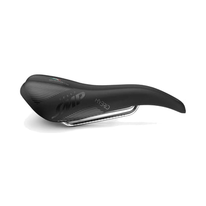 Zadel SMP HYBRIDE breedte 140mm stalen rails