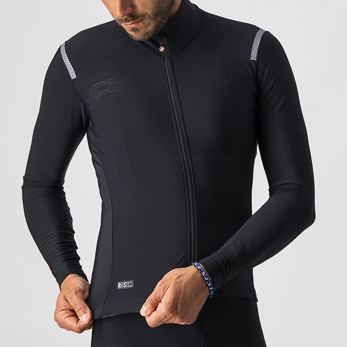 CASTELLI TUTTO NANO RoS Lange Mouw Jersey Zwart