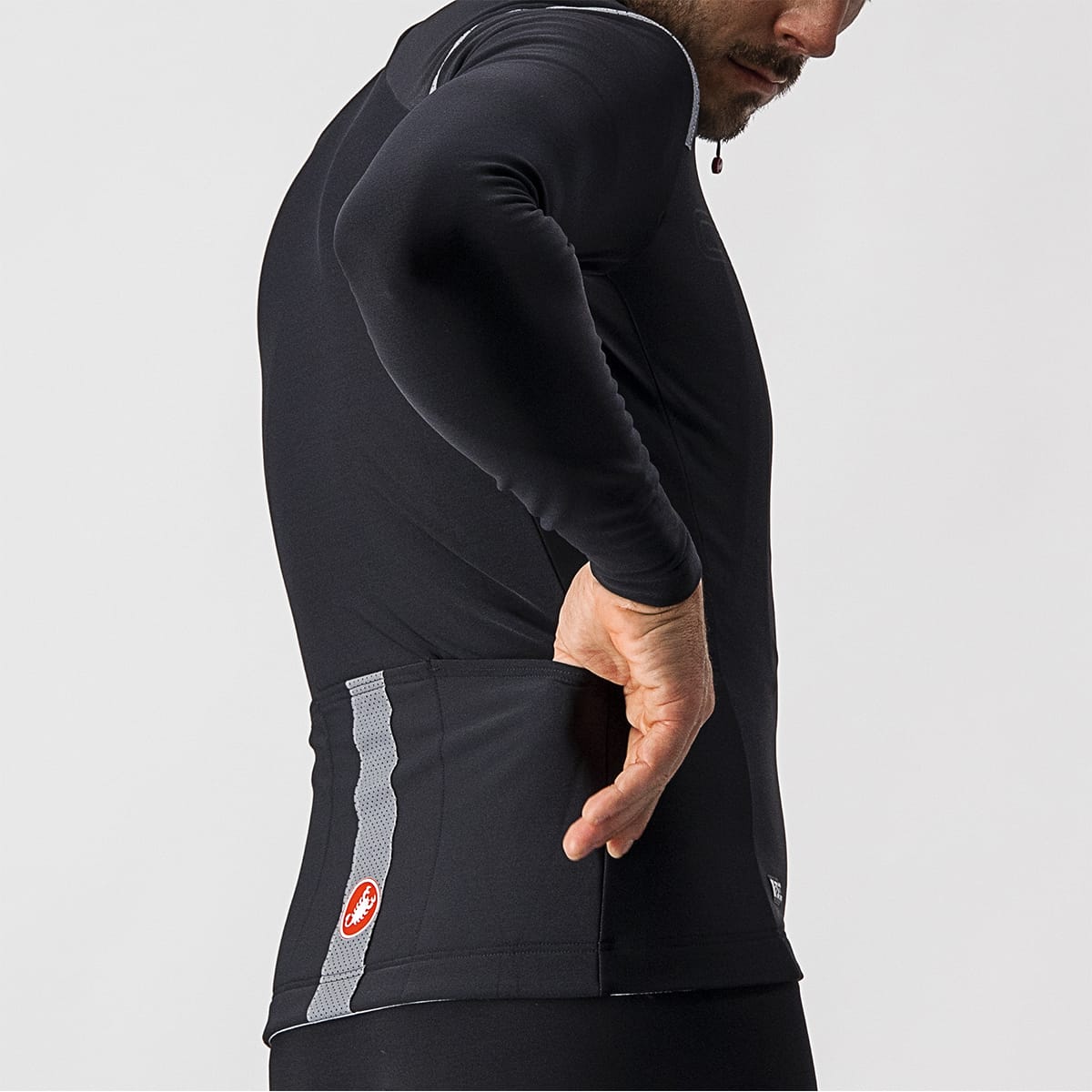 CASTELLI TUTTO NANO RoS Lange Mouw Jersey Zwart