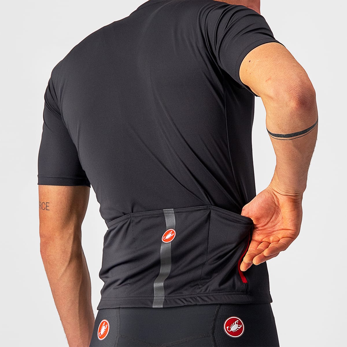 CASTELLI CLASSIFICA Korte Mouw Jersey Zwart