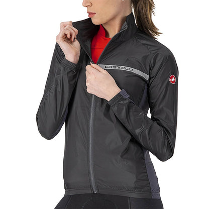 Jas CASTELLI SQUADRA STRETCH Dames Zwart/Grijs