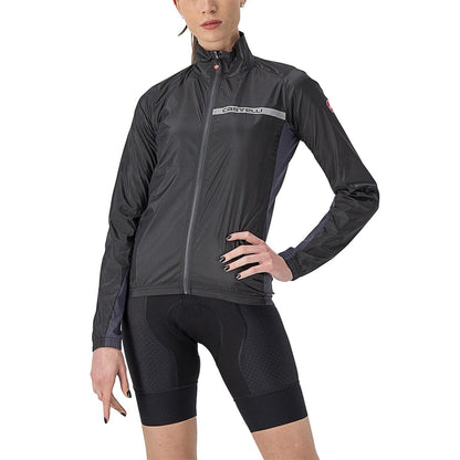 Jas CASTELLI SQUADRA STRETCH Dames Zwart/Grijs