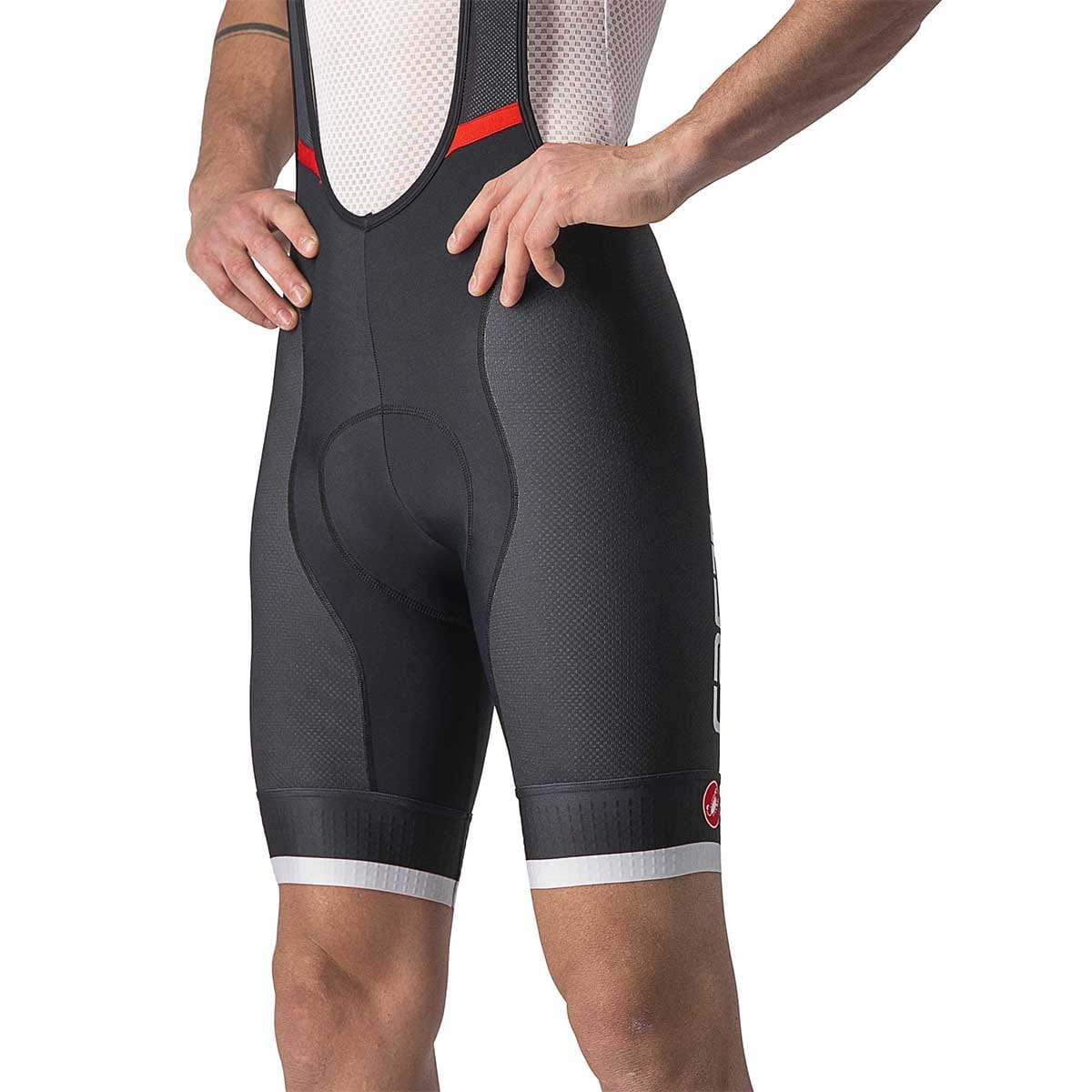 Cuissard Court à Bretelles CASTELLI COMPETIZIONE KIT Noir/Gris