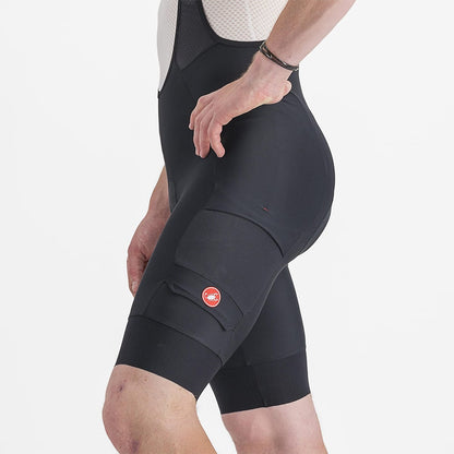 Korte Bretelles Koersbroek CASTELLI UNLIMITED CARGO Zwart