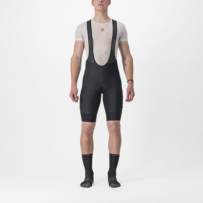 Korte Bretelles Koersbroek CASTELLI UNLIMITED CARGO Zwart