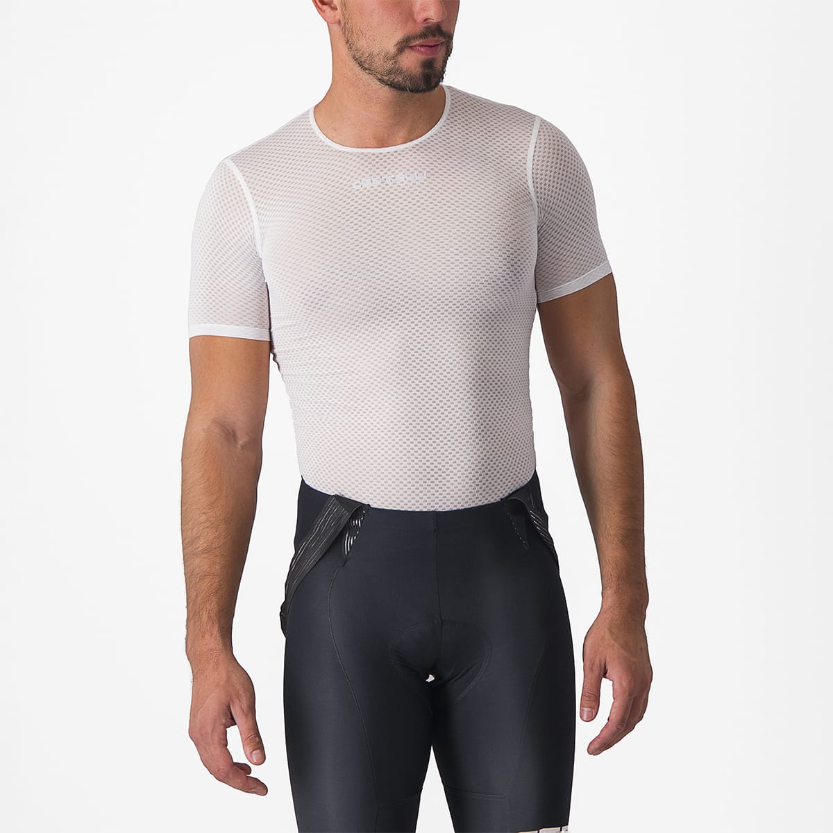 CASTELLI PRO MESH 2.0 Korte Mouw Technisch Ondergoed Wit