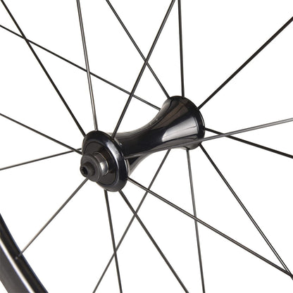 Wielpaar CAMPAGNOLO BORA WTO 45 DARK LABEL met banden