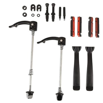 Wielpaar CAMPAGNOLO BORA WTO 45 DARK LABEL met banden