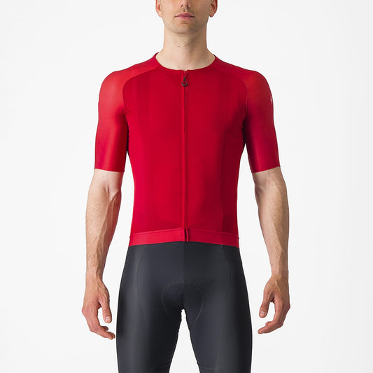 Maillot CASTELLI AERO RACE 7.0 Manches Courtes Rouge