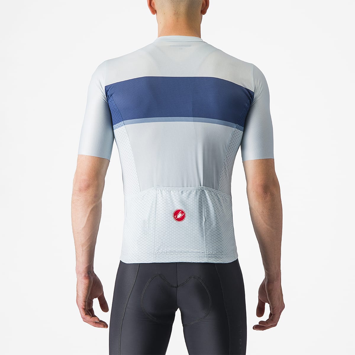 CASTELLI TRADIZIONE Korte Mouw Jersey Blauw