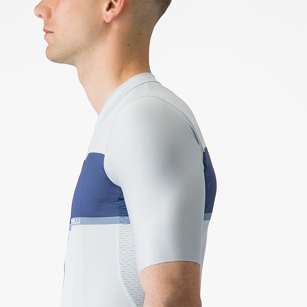 CASTELLI TRADIZIONE Korte Mouw Jersey Blauw