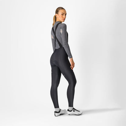 CASTELLI ESPRESSO DT Lange Bretelles Broek Dames Zwart