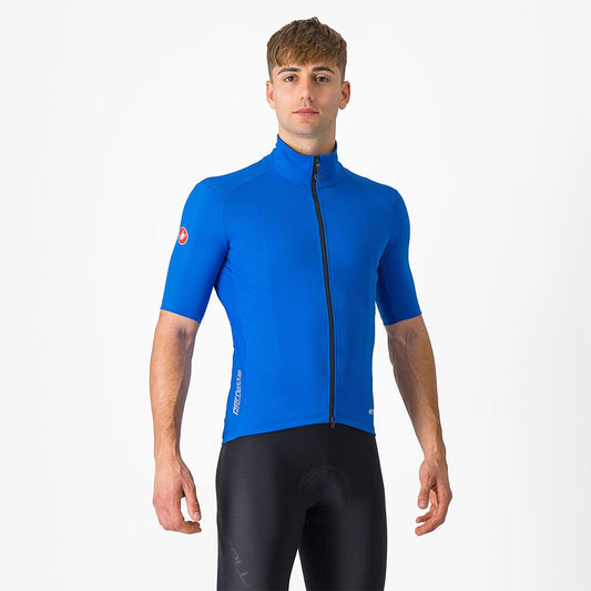 Maillot CASTELLI PERFETTO RoS 2 WIND Manches Courtes Bleu