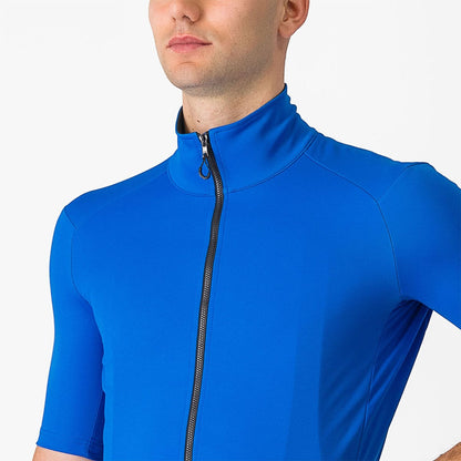 CASTELLI PERFETTO RoS 2 WIND Fietsshirt Korte Mouwen Blauw