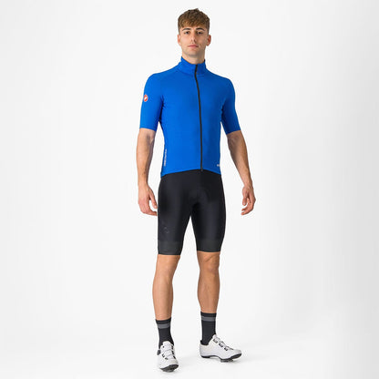 CASTELLI PERFETTO RoS 2 WIND Fietsshirt Korte Mouwen Blauw