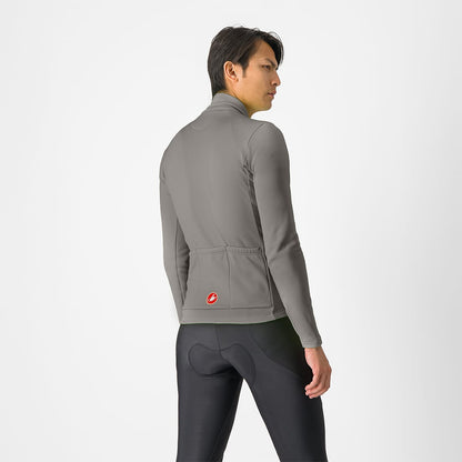 Fietsshirt CASTELLI ENTRATA THERMAL Lange Mouwen Grijs