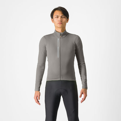Fietsshirt CASTELLI ENTRATA THERMAL Lange Mouwen Grijs