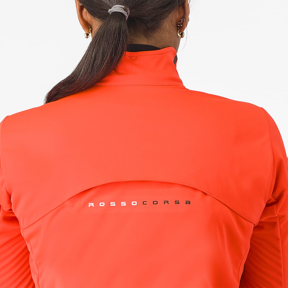 Veste CASTELLI ALPHA DOPPIO ROS Femme Corail/Noir