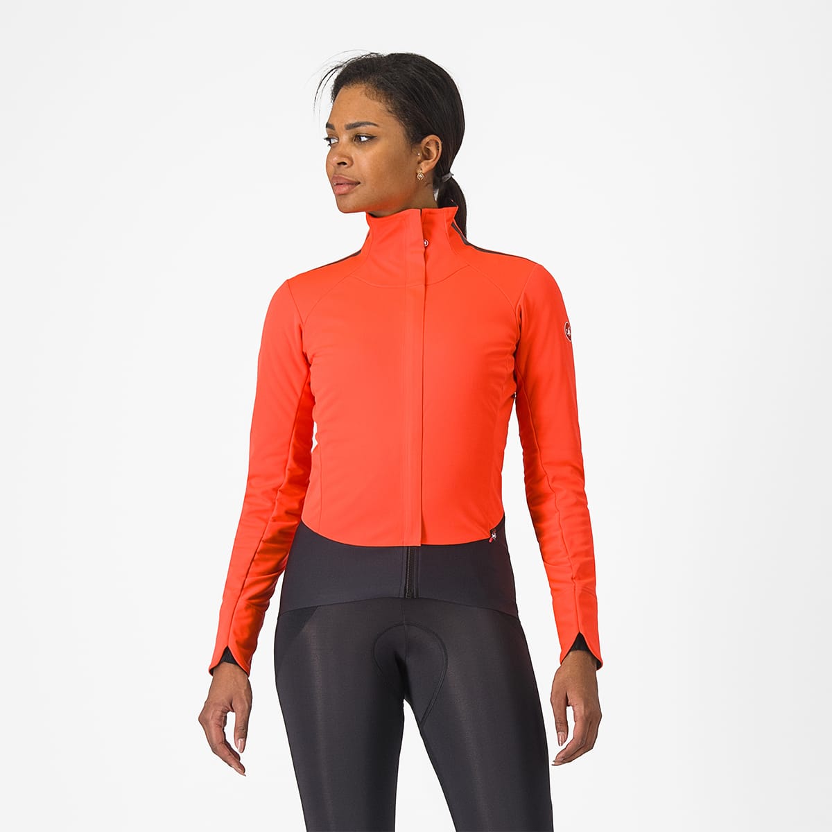 Veste CASTELLI ALPHA DOPPIO ROS Femme Corail/Noir