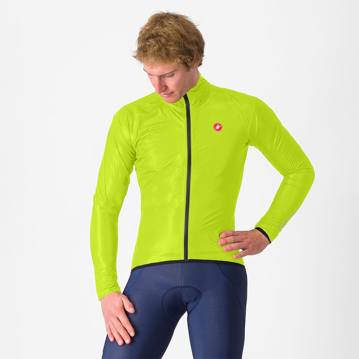 CASTELLI SQUALL SHELL Jas Geel/Zwart