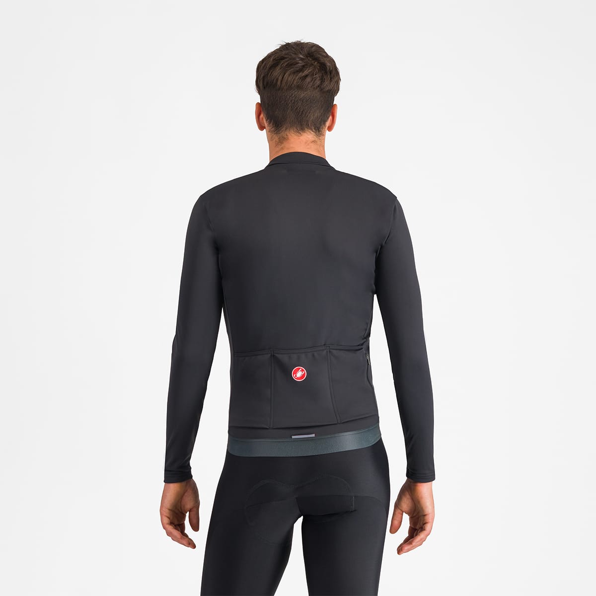 CASTELLI ESPRESSO THERMAL Lange Mouw Trui Zwart