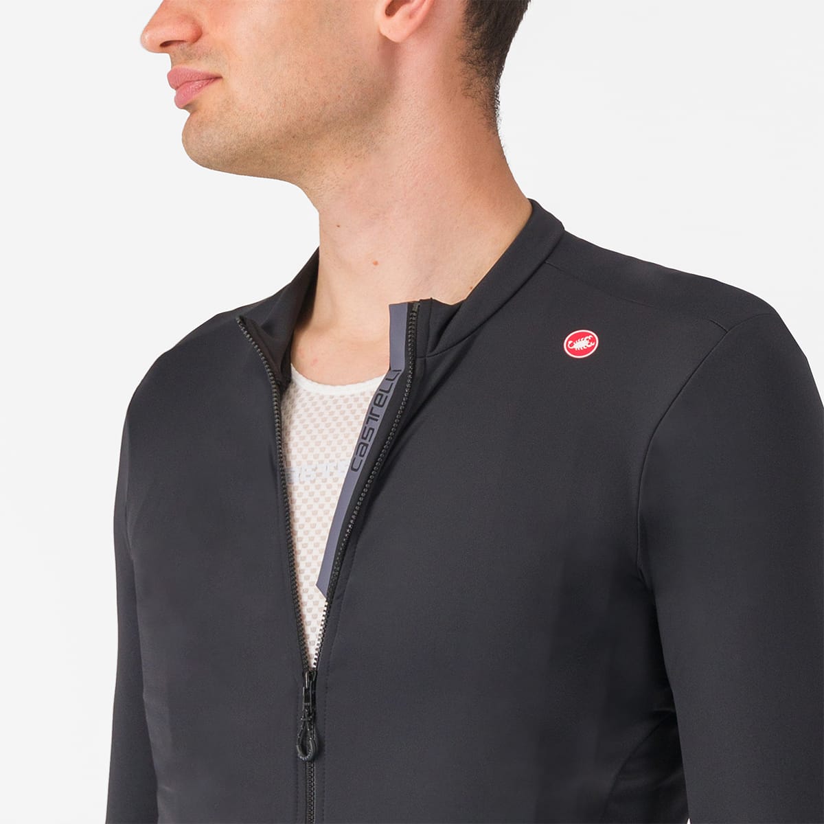 CASTELLI ESPRESSO THERMAL Lange Mouw Trui Zwart