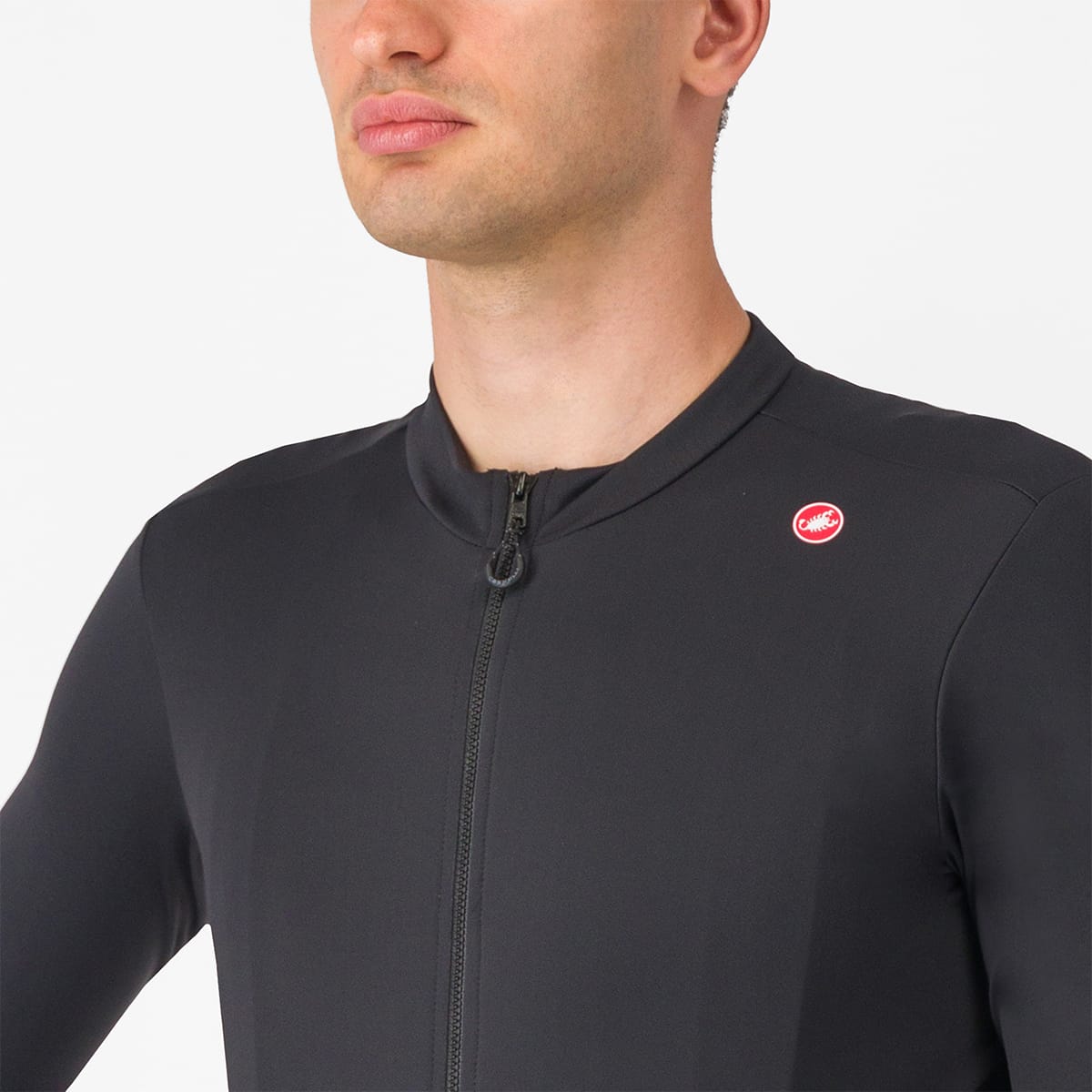 CASTELLI ESPRESSO THERMAL Lange Mouw Trui Zwart