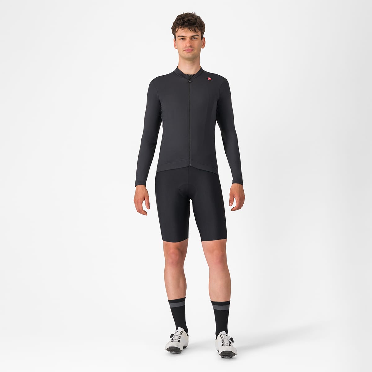 CASTELLI ESPRESSO THERMAL Lange Mouw Trui Zwart