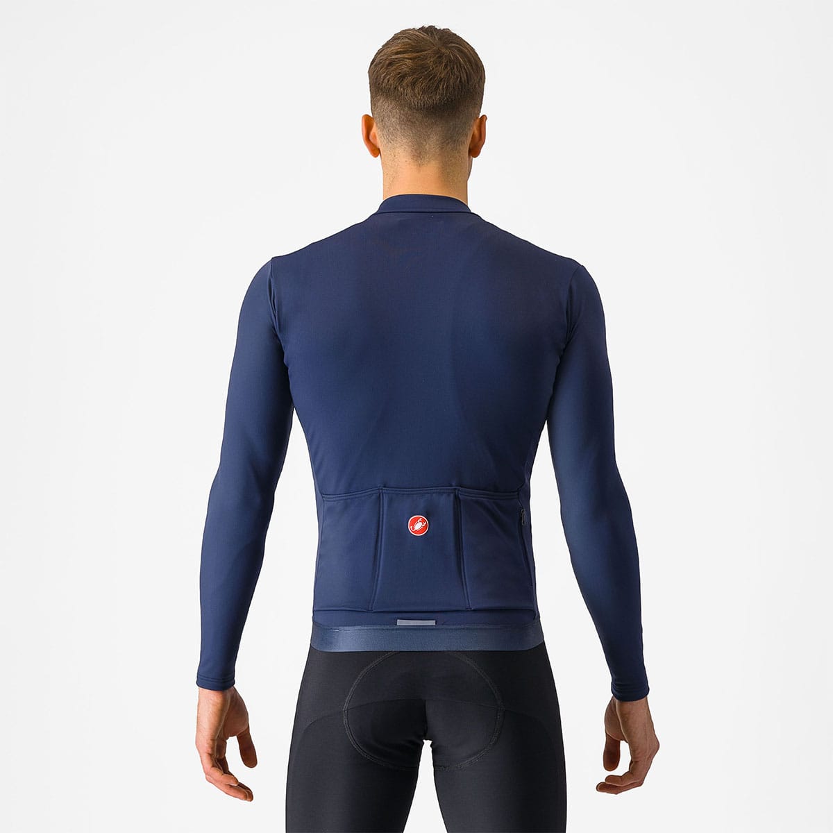 CASTELLI ESPRESSO THERMAL Lange Mouw Jersey Blauw