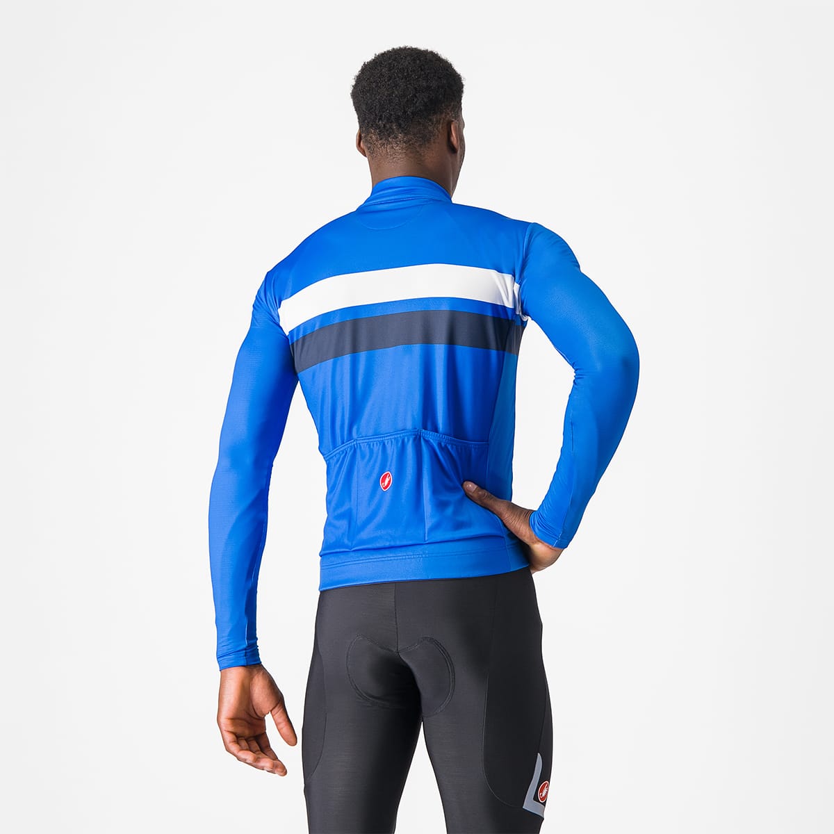 CASTELLI LINEARE Jersey Lange Mouw Blauw