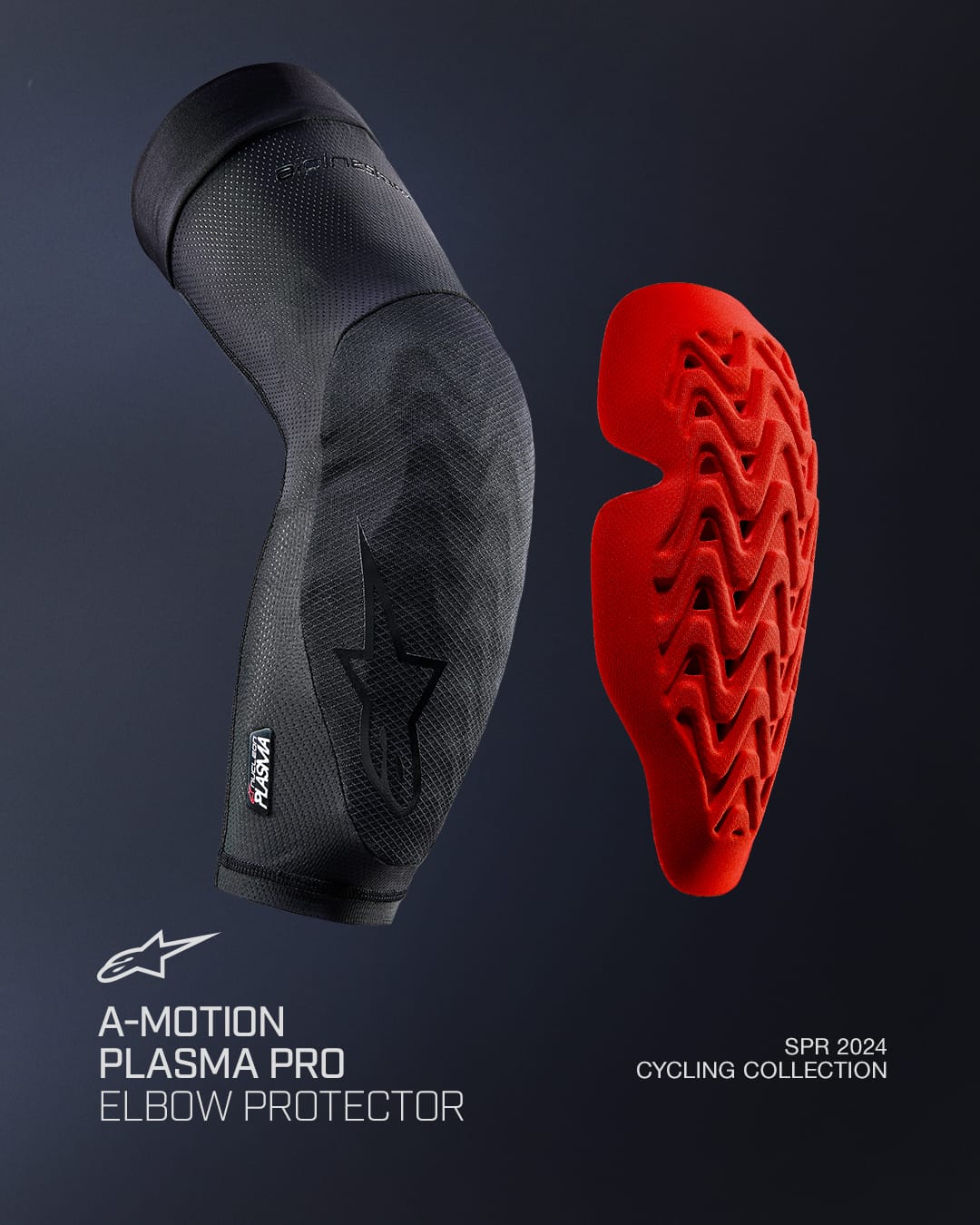 ALPINESTARS A-MOTION PLASMA PRO Elleboogbeschermers Zwart