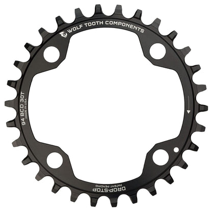 Kettingblad WOLF TOOTH 94 BCD 10/11V Sram X01/X1/GX/NX 4 gaten 94mm Zwart