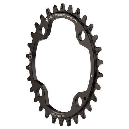 Kettingblad WOLF TOOTH 94 BCD 10/11V Sram X01/X1/GX/NX 4 gaten 94mm Zwart