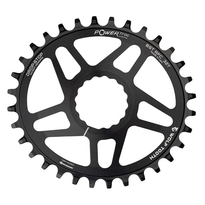 Mono kettingblad WOLF TOOTH ELLIPTICAL BOOST 12V Raceface CINCH Direct Mount Offset 3mm Zwart