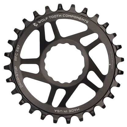WOLF TOOTH 9/10/11/12V Raceface CINCH Direct Mount Offset 6mm Zwart enkelvoudig kettingblad
