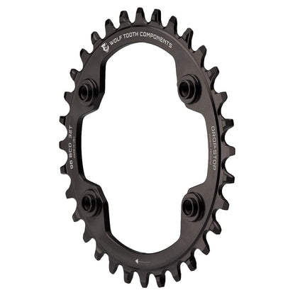 Kettingblad WOLF TOOTH 96 BCD 11V Shimano XTR M9000/M9020 4 Gaten 96mm Zwart