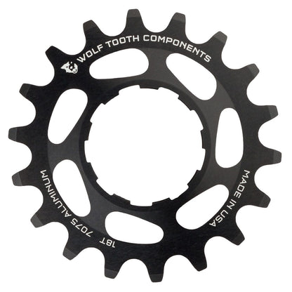 Enkelsnelheidstandwiel WOLF TOOTH Alu Zwart