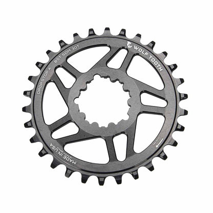 Enkelvoudig kettingblad WOLF TOOTH BOOST 10/11/12V Sram Direct Mount Offset 3mm Zwart
