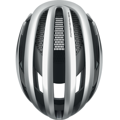 Racehelm ABUS AIRBREAKER Zilver