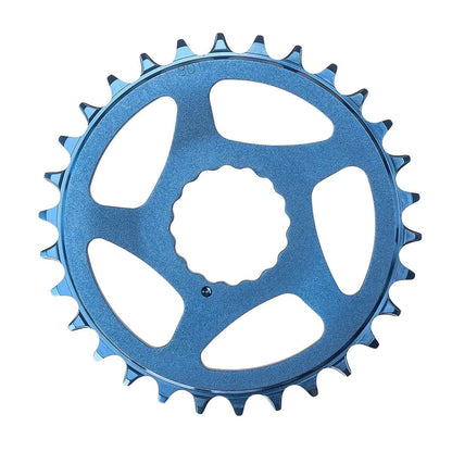 Enkelvoudig Kettingblad RACE FACE NARROW WIDE 9/10/11/12V Cinch Direct Mount Blauw