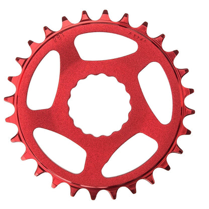 Enkelvoudig kettingblad RACE FACE NARROW WIDE 9/10/11/12V Cinch Direct Mount Rood