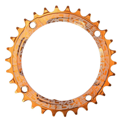 Kettingblad Mono RACE FACE NARROW WIDE 9/10/11/12V 4 Gaten 104 mm Oranje