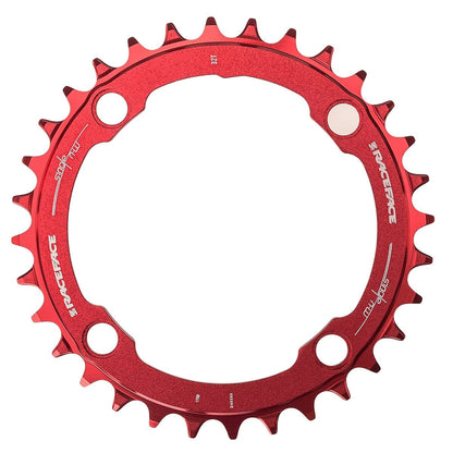 Mono kettingblad RACE FACE NARROW WIDE 9/10/11/12V 4 gaten 104 mm Rood