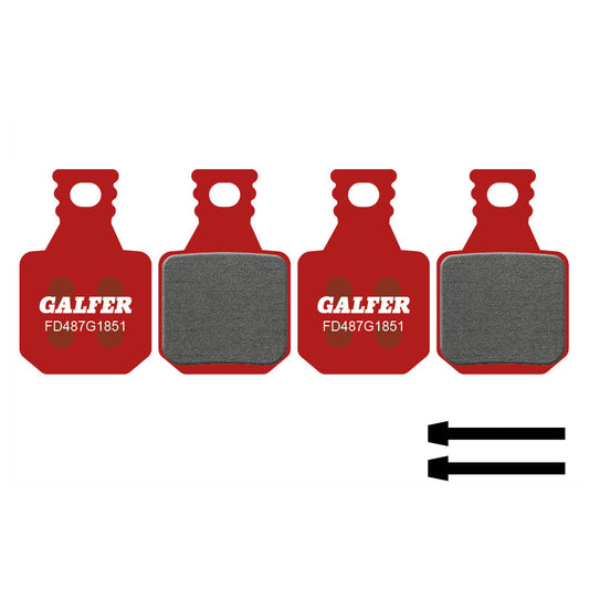 Plaquettes Semi-Métalliques GALFER ADVANCED Magura MT5 / MT7 (4 pistons)